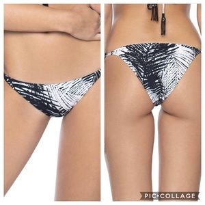NWT Pilyq Nassau Black Multi Tie Teeny Bikini